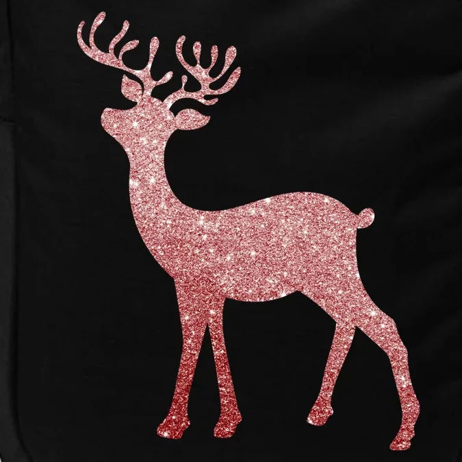 Cute Pink Reindeer Winter Holiday Gift Impact Tech Backpack