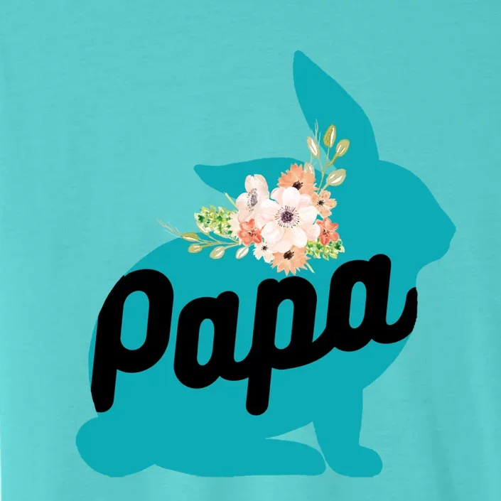 Cute Papa Rabbit Bunny Cool Gift Designs For Pregnancy Gift Meaningful Gift ChromaSoft Performance T-Shirt