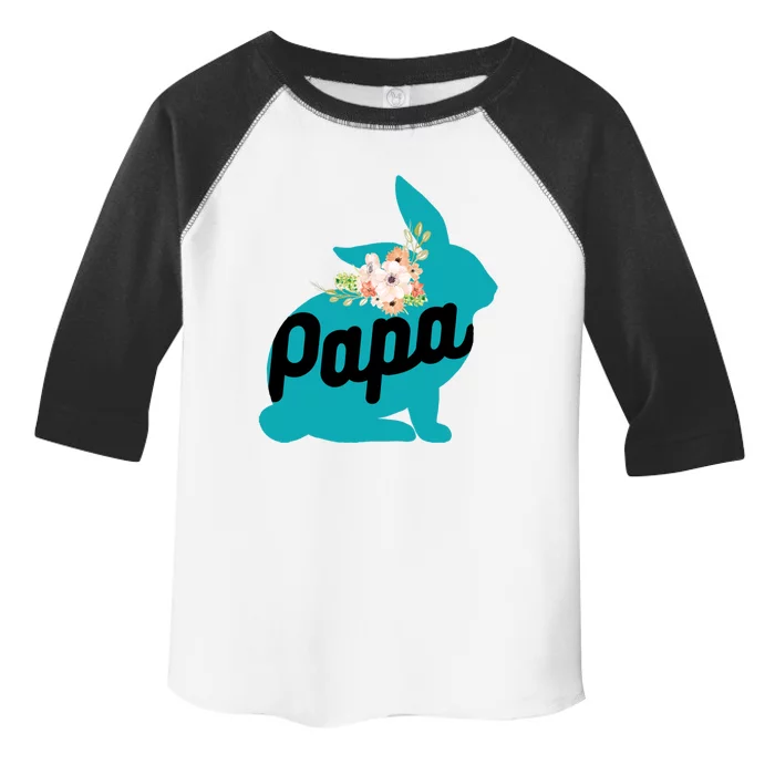 Cute Papa Rabbit Bunny Cool Gift Designs For Pregnancy Gift Meaningful Gift Toddler Fine Jersey T-Shirt