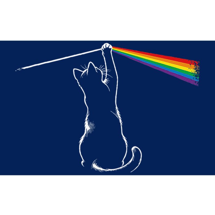 Cat Prism Rainbow Light Funny Physics Science Spectral Cat Bumper Sticker