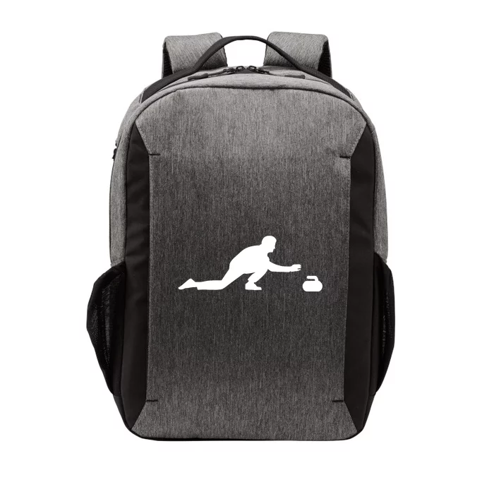 Curling Patent Stone Vector Backpack