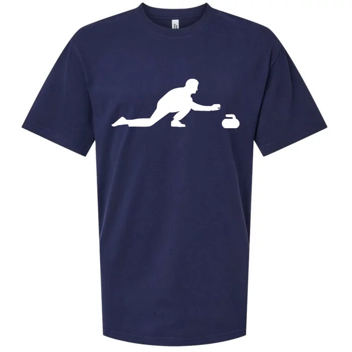 Curling Patent Stone Sueded Cloud Jersey T-Shirt