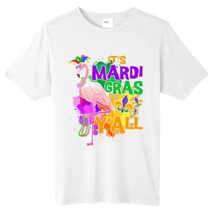 Carnival Party S Idea Flamingo Mardi Gras ChromaSoft Performance T-Shirt