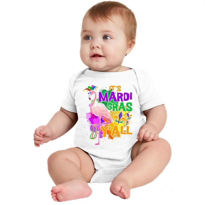 Carnival Party S Idea Flamingo Mardi Gras Baby Bodysuit