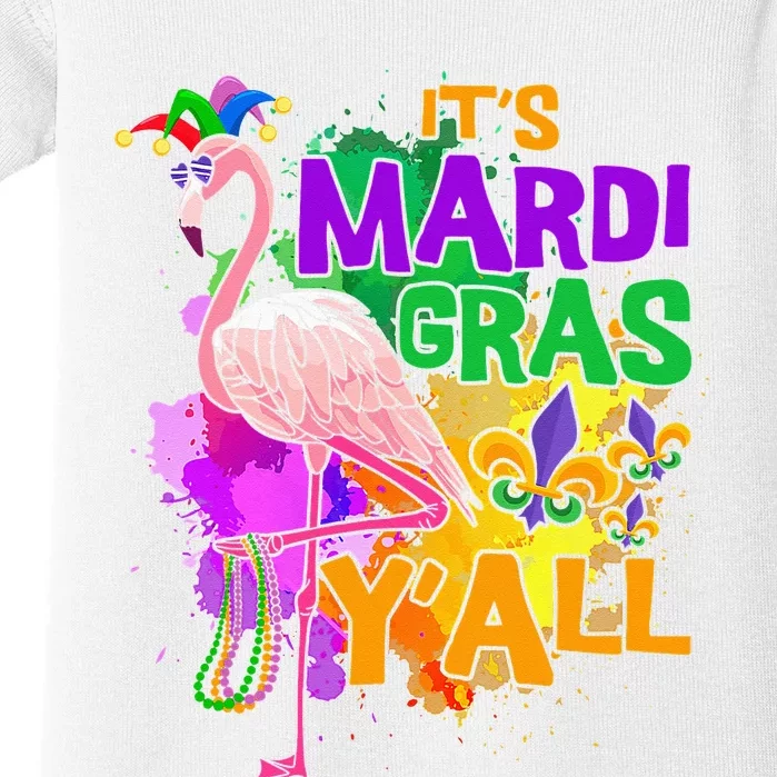 Carnival Party S Idea Flamingo Mardi Gras Baby Bodysuit