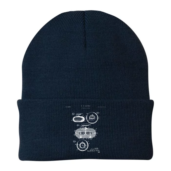 Curling Patent Stone Knit Cap Winter Beanie