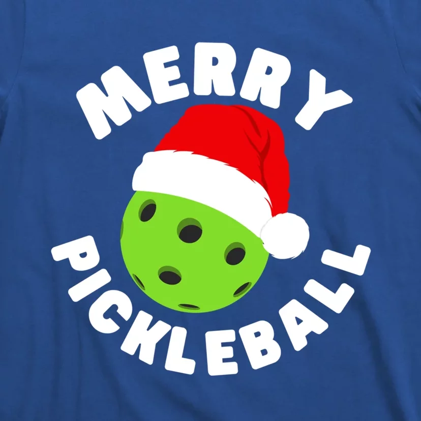 Christmas Pickleball Santa Hat Pickleball Player Xmas Gift T-Shirt