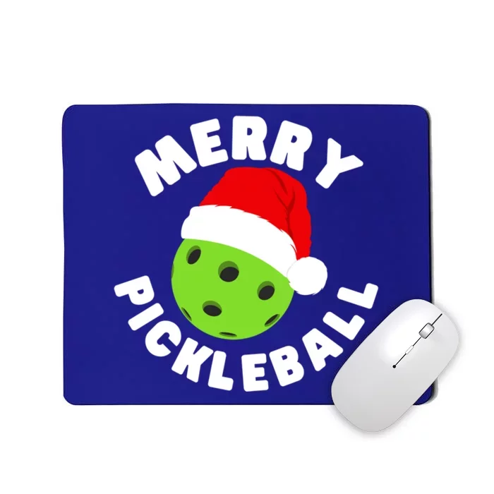 Christmas Pickleball Santa Hat Pickleball Player Xmas Gift Mousepad