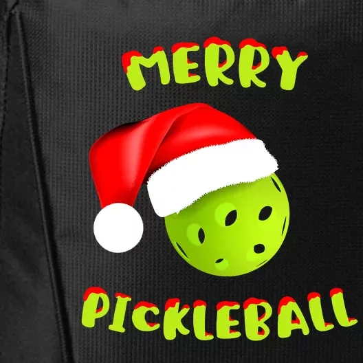 Christmas Pickleball Santa Hat Pickleball Player Winter Dink City Backpack