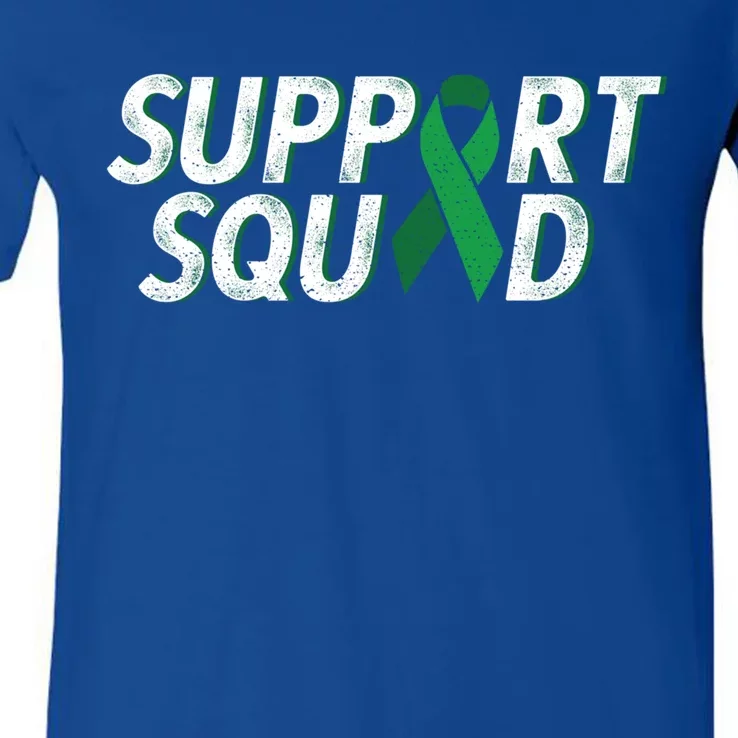 Cerebral Palsy Support Squad Cerebral Palsy Awareness Gift V-Neck T-Shirt