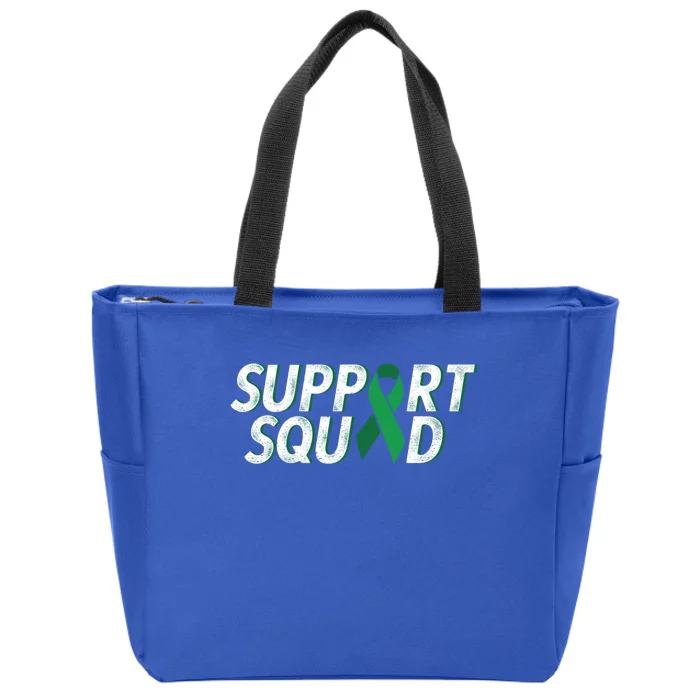 Cerebral Palsy Support Squad Cerebral Palsy Awareness Gift Zip Tote Bag