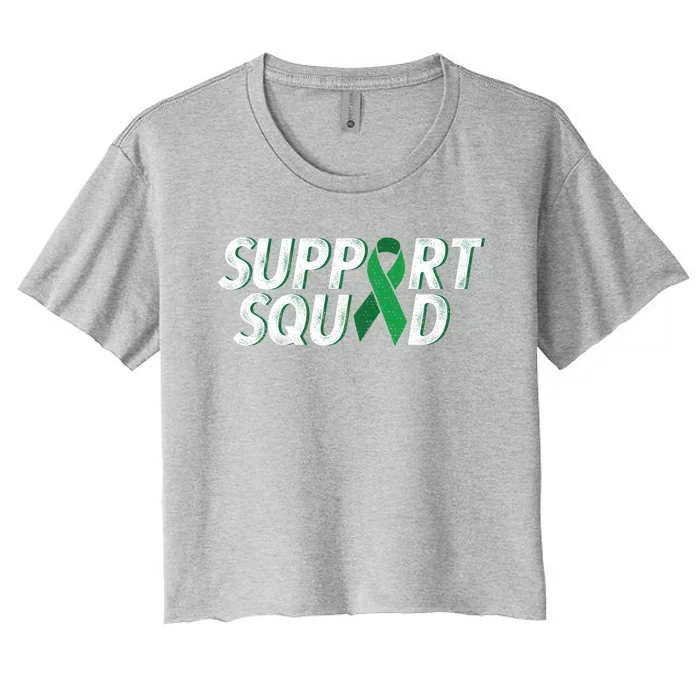 Cerebral Palsy Support Squad Cerebral Palsy Awareness Gift Women's Crop Top Tee