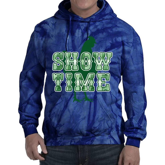 Chicken Poultry Show Time For Fair Week Tie Dye Hoodie