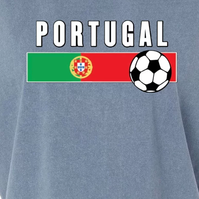 Cool Portugal Soccer National Team Garment-Dyed Women's Muscle Tee