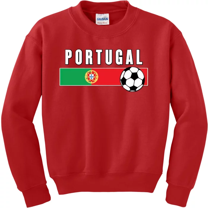 Cool Portugal Soccer National Team Kids Sweatshirt