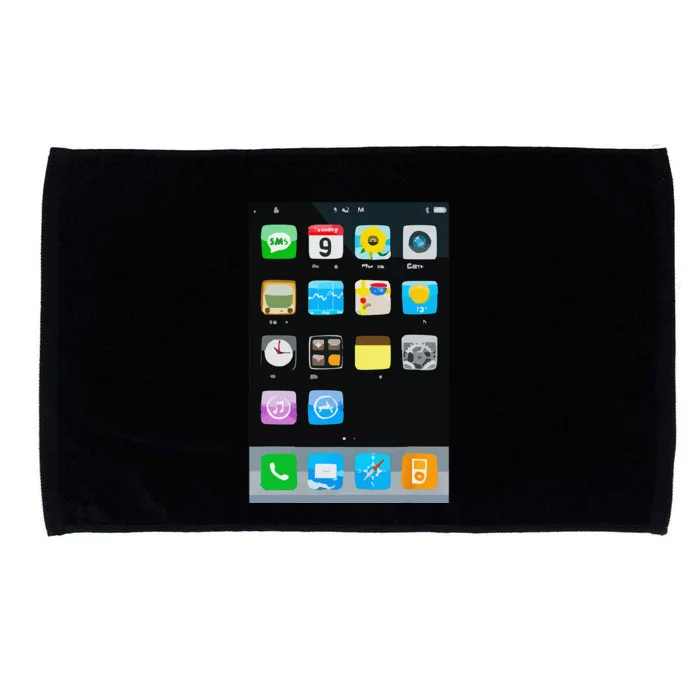 Cell Phone Smartphone Mobile App Halloween Costume Microfiber Hand Towel