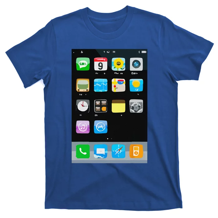 Cell Phone Smartphone Mobile App Halloween Costume T-Shirt