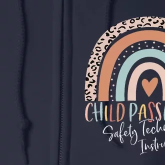 Child Passenger Safety Technician Instructor CPST Instructor Full Zip Hoodie