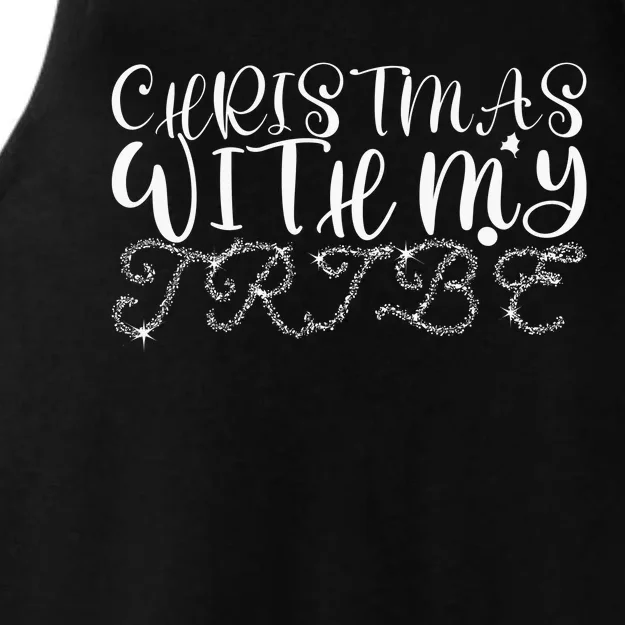 Christmas Princess Stocking Ladies Tri-Blend Wicking Tank