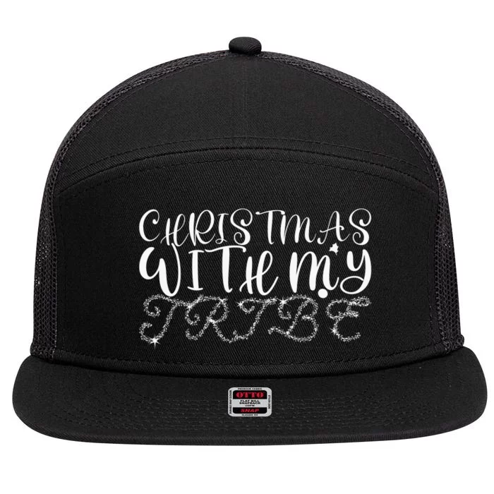 Christmas Princess Stocking 7 Panel Mesh Trucker Snapback Hat