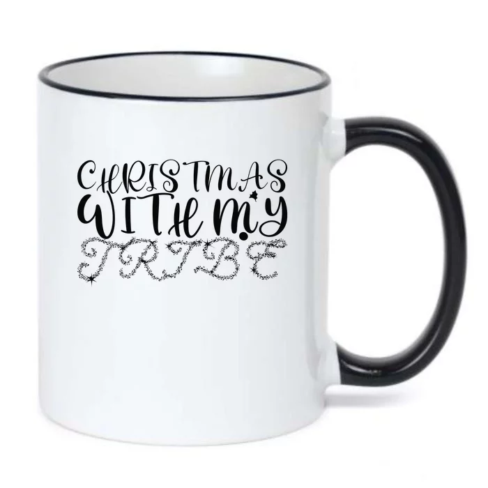 Christmas Princess Stocking Black Color Changing Mug