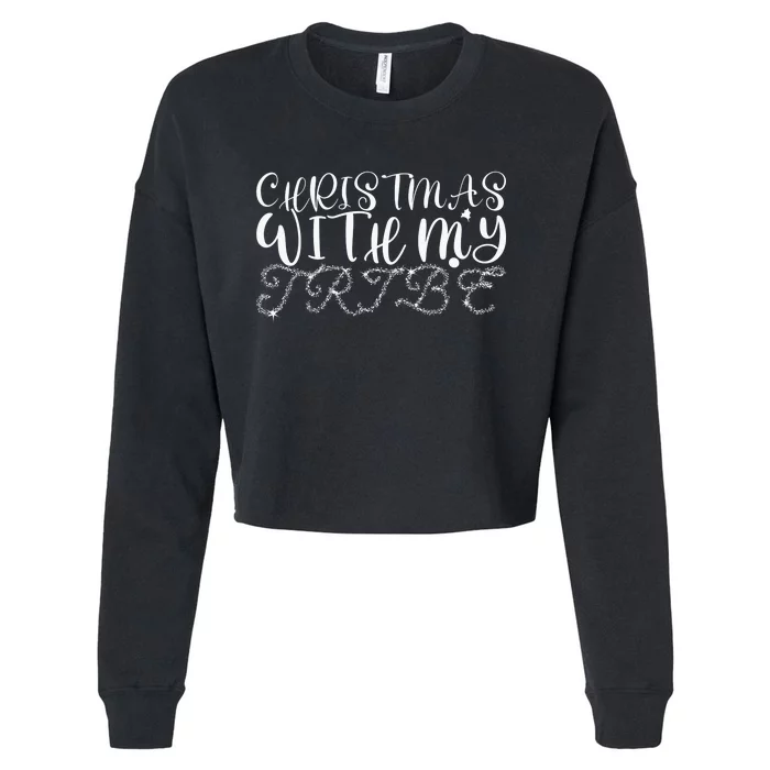 Christmas Princess Stocking Cropped Pullover Crew