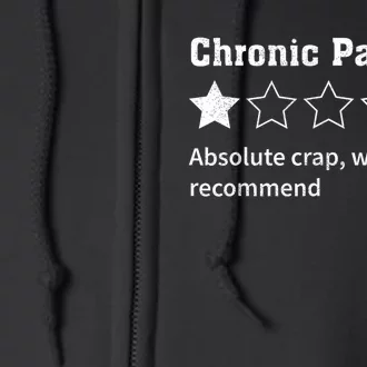 Chronic Pain Sarcastic Quotes Chronic Pain Recommends Absol Full Zip Hoodie