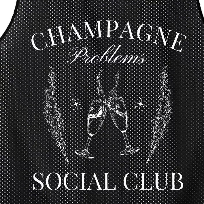 Champagne Problems Social Club Mesh Reversible Basketball Jersey Tank