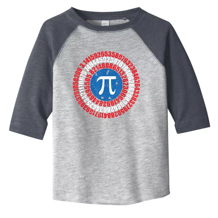 Captain Pi Superhero Pi Day & Math Lover Toddler Fine Jersey T-Shirt