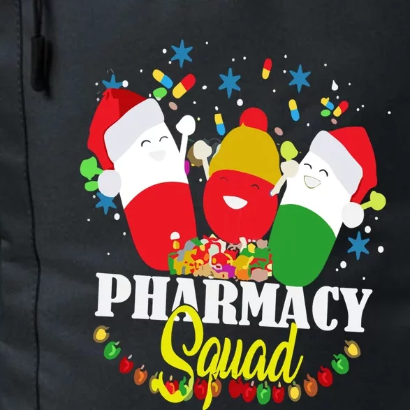 Christmas Pharmacy Squad Pills Xmas Pharmacist Gift Daily Commute Backpack