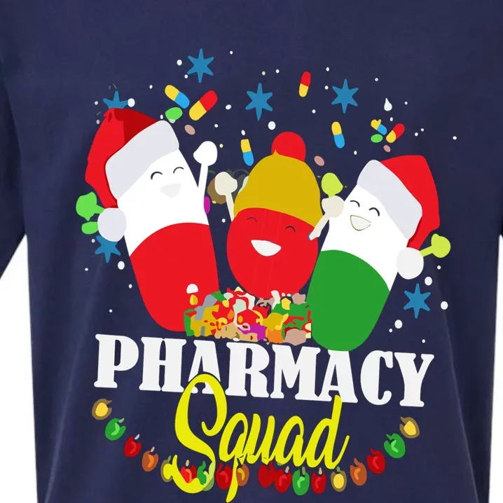 Christmas Pharmacy Squad Pills Xmas Pharmacist Gift Sueded Cloud Jersey T-Shirt