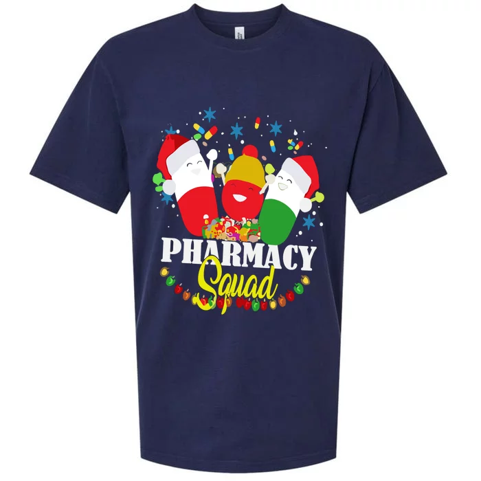 Christmas Pharmacy Squad Pills Xmas Pharmacist Gift Sueded Cloud Jersey T-Shirt