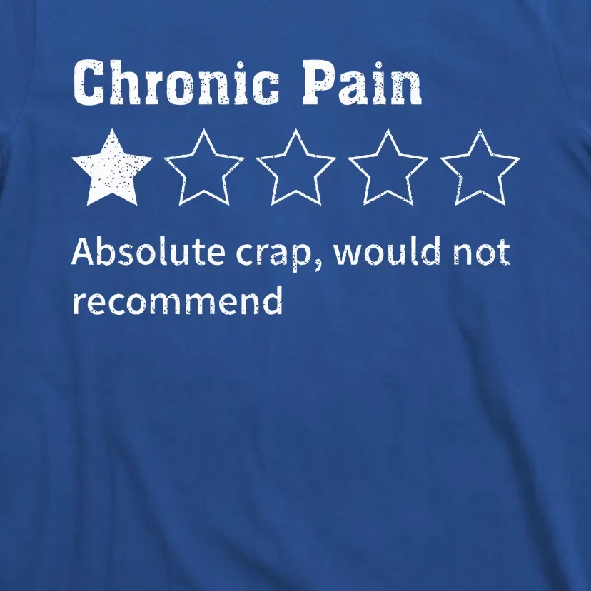 Chronic Pain Sarcastic Quotes Chronic Pain Recommend T-Shirt