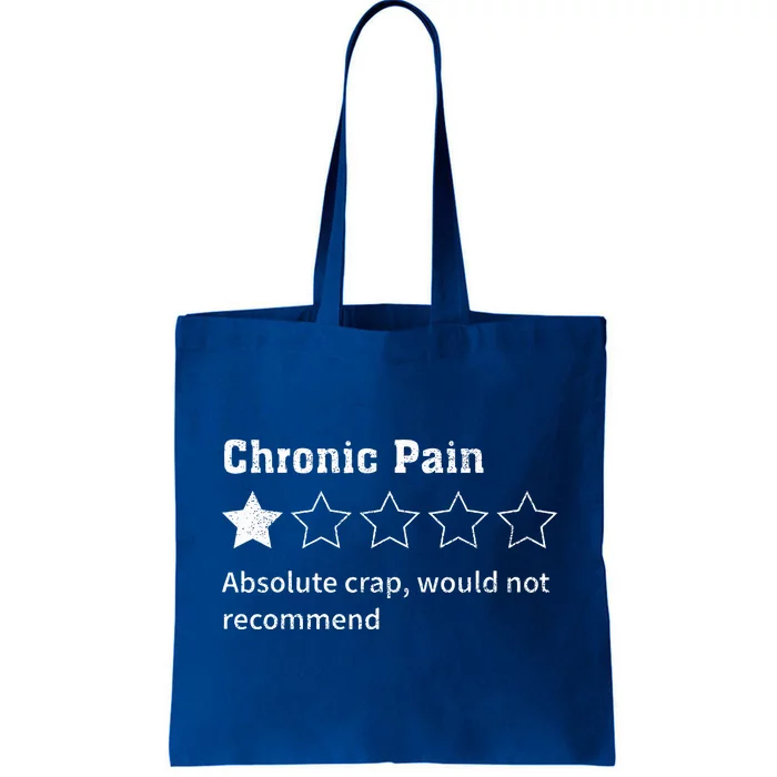 Chronic Pain Sarcastic Quotes Chronic Pain Recommend Tote Bag