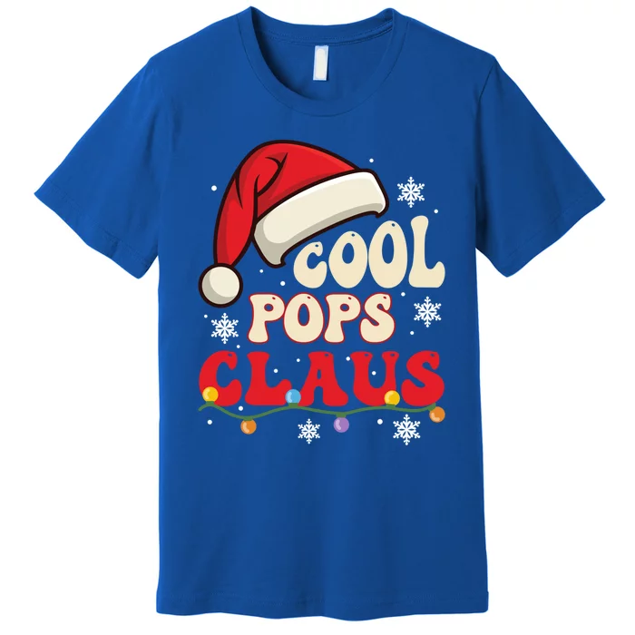 Cool Pops Santa Claus Christmas Matching Costume Gift Premium T-Shirt