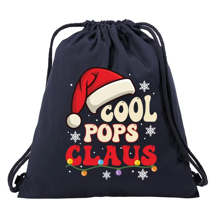 Cool Pops Santa Claus Christmas Matching Costume Gift Drawstring Bag