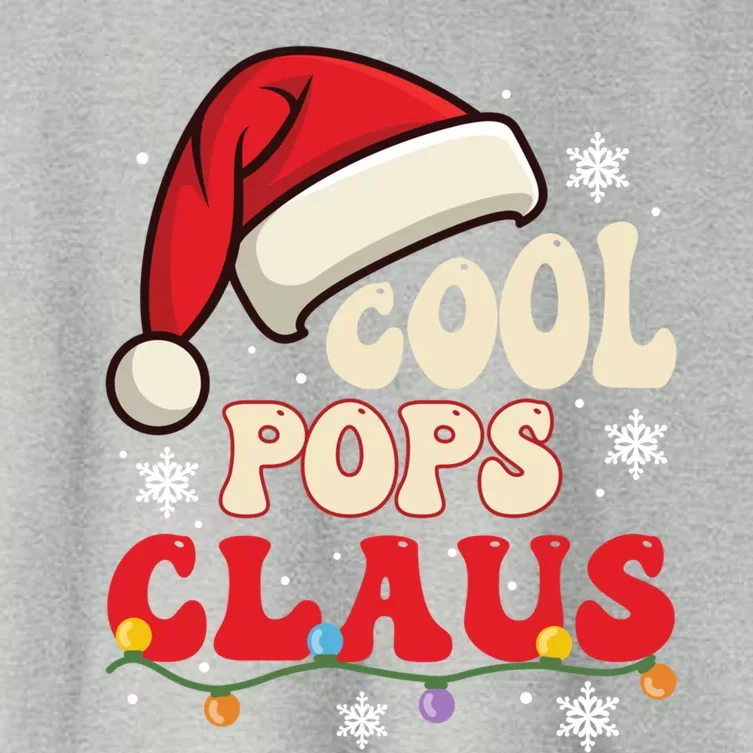 Cool Pops Santa Claus Christmas Matching Costume Gift Women's Crop Top Tee