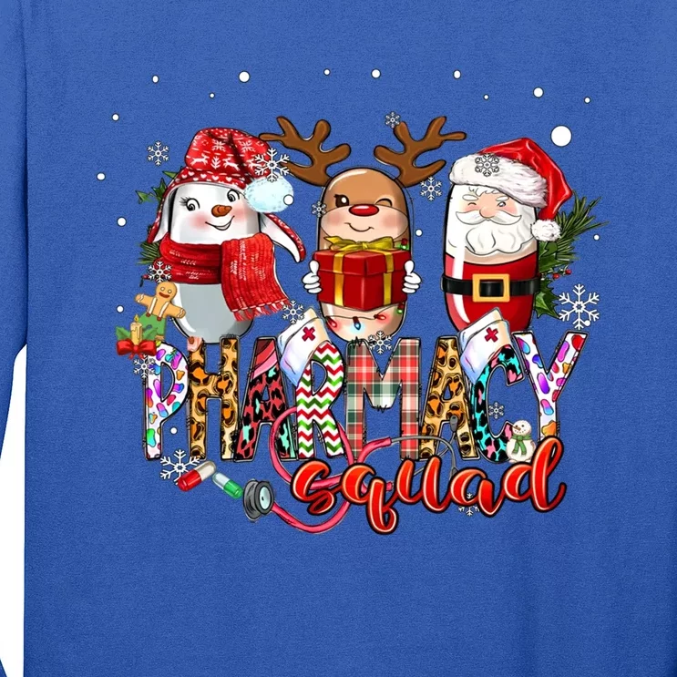 Christmas Pharmacy Squad Xmas Reindeer Pharmacist Team Gift Long Sleeve Shirt