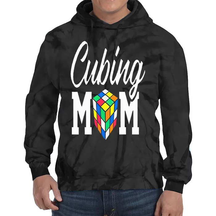 cube puzzle solver cubing mom speed cubing mors Tie Dye Hoodie