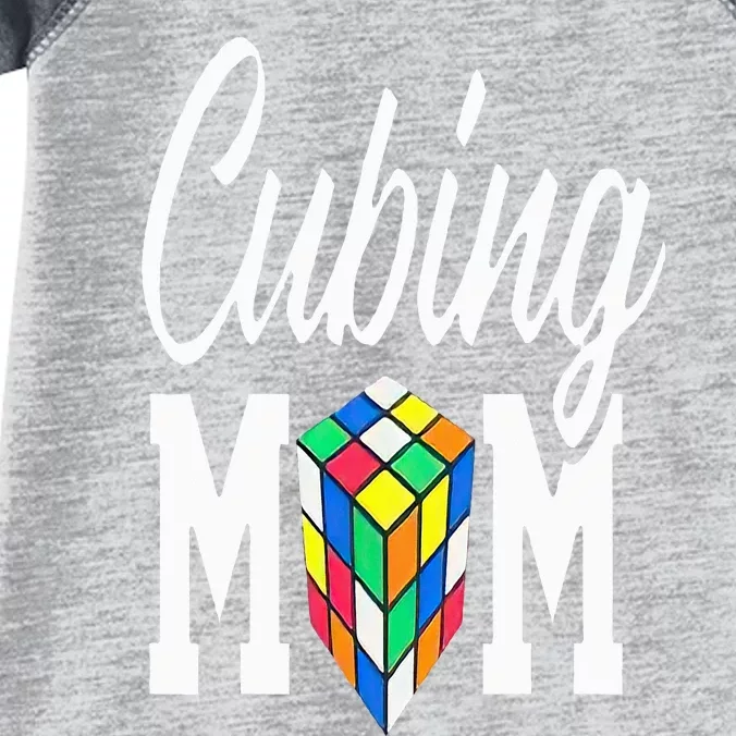 cube puzzle solver cubing mom speed cubing mors Infant Baby Jersey Bodysuit