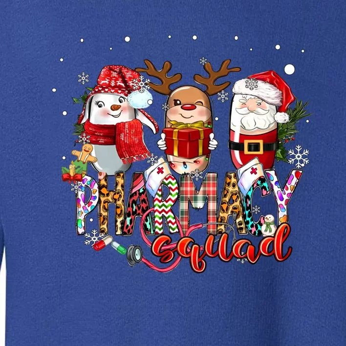 Christmas Pharmacy Squad Xmas Reindeer Pharmacist Team Meaningful Gift Toddler Sweatshirt