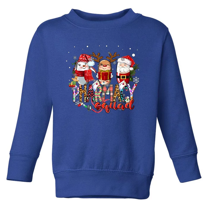 Christmas Pharmacy Squad Xmas Reindeer Pharmacist Team Meaningful Gift Toddler Sweatshirt