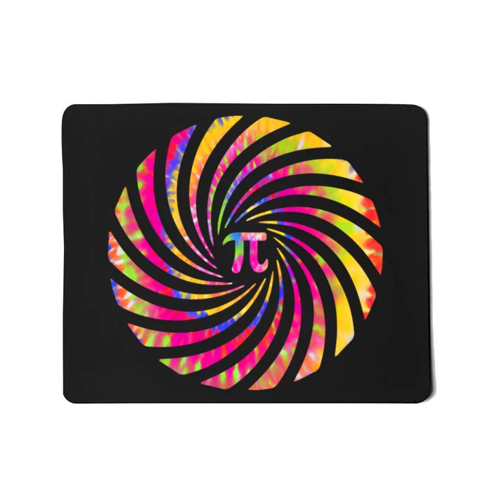 Colorful Pi Swirl Pi Day Math Teacher Gift Mousepad