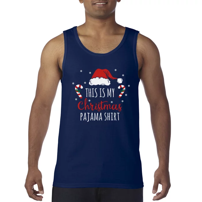 Christmas Pajama Shirt Tank Top