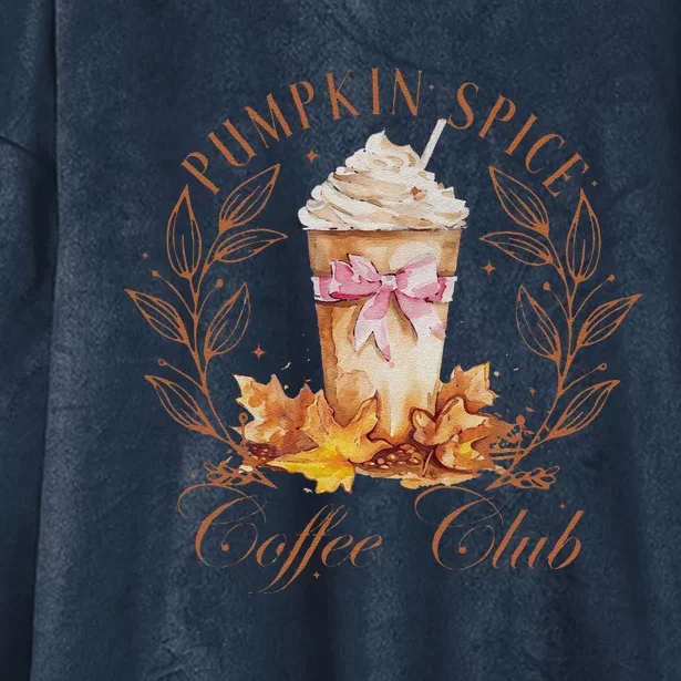 Coquette Pumpkin Spice Pumpkin Patch Hooded Wearable Blanket