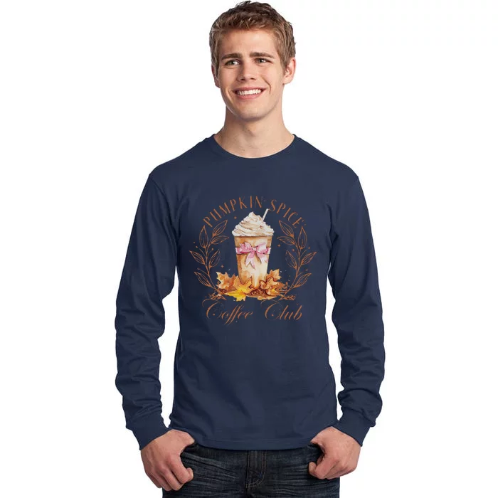 Coquette Pumpkin Spice Pumpkin Patch Tall Long Sleeve T-Shirt