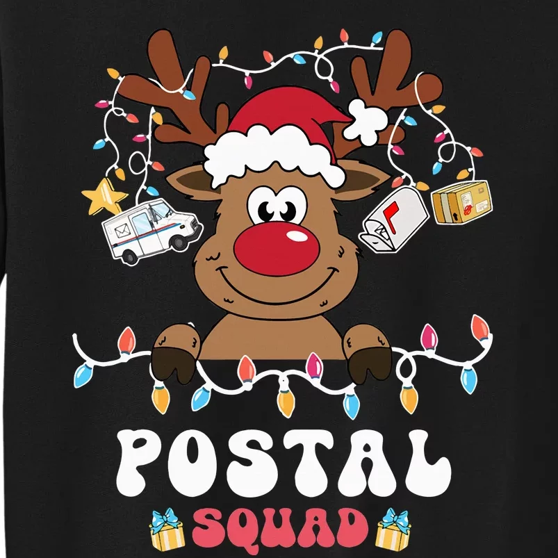 Christmas Postal Squad Postman Mail Delivery Cute Reindeer Sweatshirt