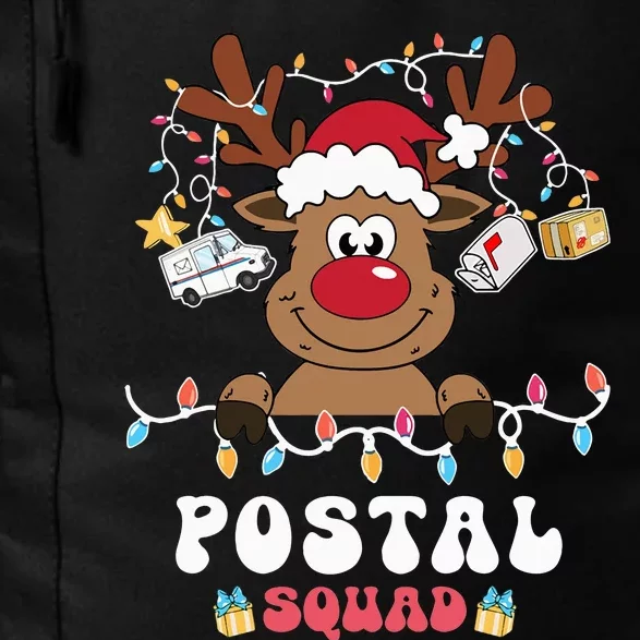 Christmas Postal Squad Postman Mail Delivery Cute Reindeer Daily Commute Backpack