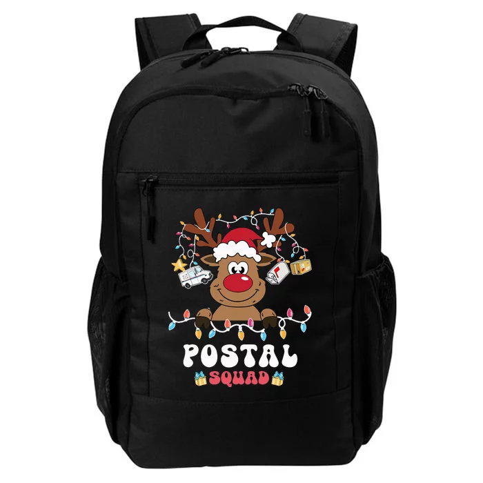 Christmas Postal Squad Postman Mail Delivery Cute Reindeer Daily Commute Backpack