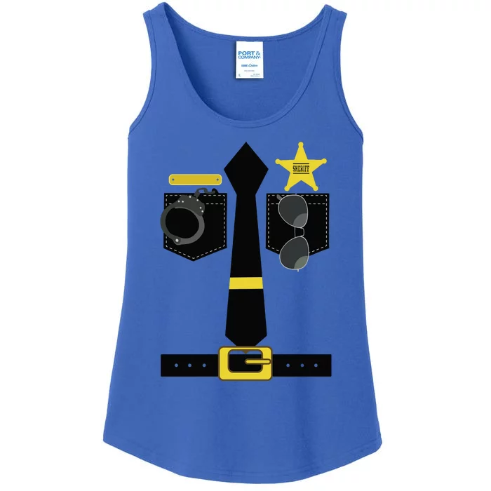 Chp Police Sheriff Highway Patrol Halloween Costume Ladies Essential Tank